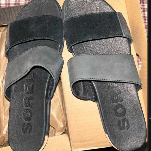 Sorel Torpeda Slide II Sandals - Black - Picture 2 of 4